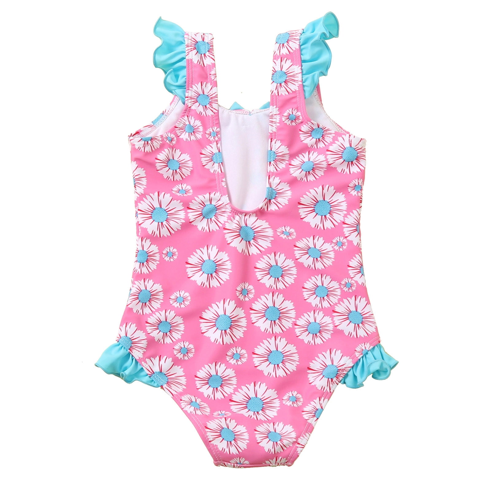 Cartoon Girls Swimsuit Baby Printing Cute Leopard Swimsuit One-piece ...