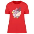 thumbnail image 1 of Cartoon Girly Bird T-Shirt Women -Image by Shutterstock, Female XX-Large, 1 of 2