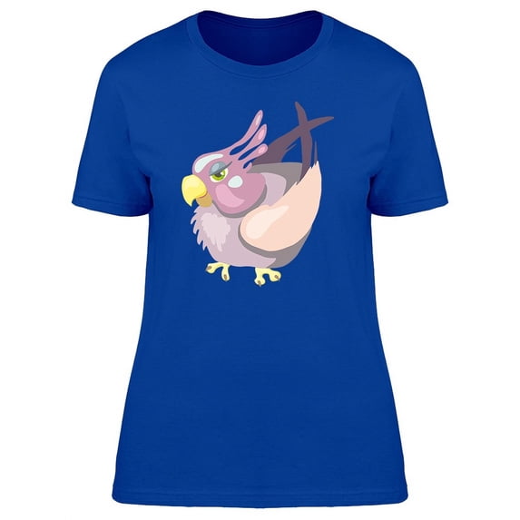 Cartoon Girly Bird T-Shirt Women -Image by Shutterstock, Female x-Large