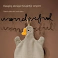 Cartoon Goose Hand Towel Kitchen Bathroom and Toilet Hand Towel,A