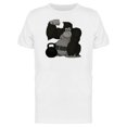 thumbnail image 1 of Cartoon Gorilla With Kettlebell Tee Men's -Image by Shutterstock, 1 of 2