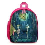 Cartoon Gravity Falls Children's Schoolbag Bookbag Preschool Kindergarten Kid's Backpack Lightweight Travel Daypack Adjustable Shoulders Bag Gift