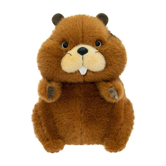 Cartoon Groundhog Plush Toy - Soft Stuffed Animal With Cute Design, Fluffy Fur - For Kids, Toddlers, Boys, Girls, Birthday Gifts, Christmas Presents, Home Decor, Bedroom,