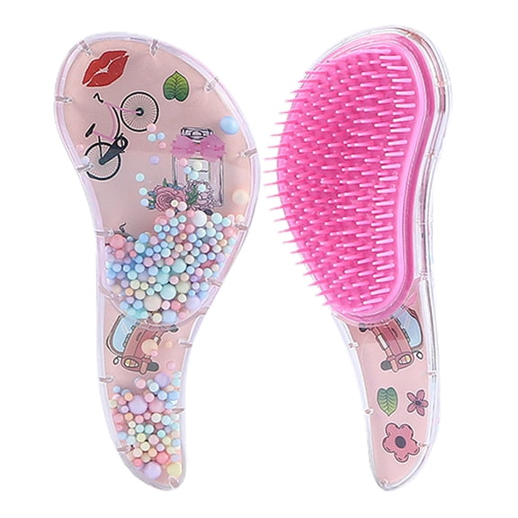 Cartoon Hair Brush Paddle Comb for Thick Hair & Anti Static Detanglingstyle:style1;