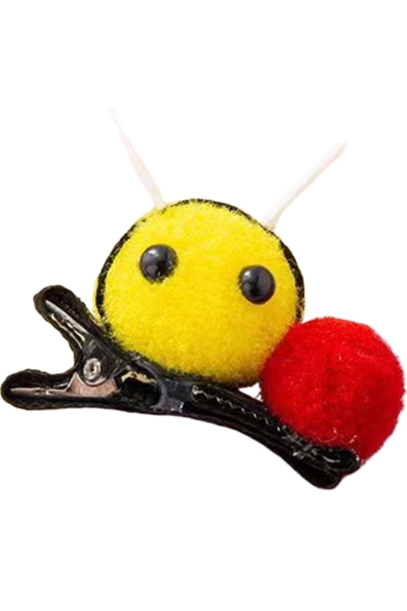 Cartoon Hair Pin Lovely Yellow Bees Hair Clip Birthday Party Headwear Festival Hairclip Kids Hair Styling Accessories