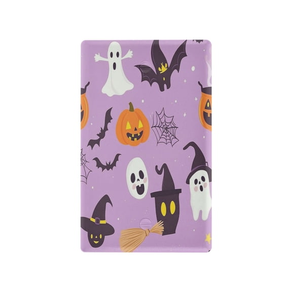 Cartoon Halloween Icon Light Switch Cover Switch Plate Outlet Cover Plug Cover for Electrical Outlet