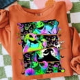 thumbnail image 1 of Cartoon Halloween Nightmare Sweatshirt, Preppy Coquette Sweatshirt, Spooky Season Sweatshirt, Horror Movies Sweatshirt, Spooky Vibes Sweatshirt, Horror Halloween Cartoon Sweatshirt, 1 of 5