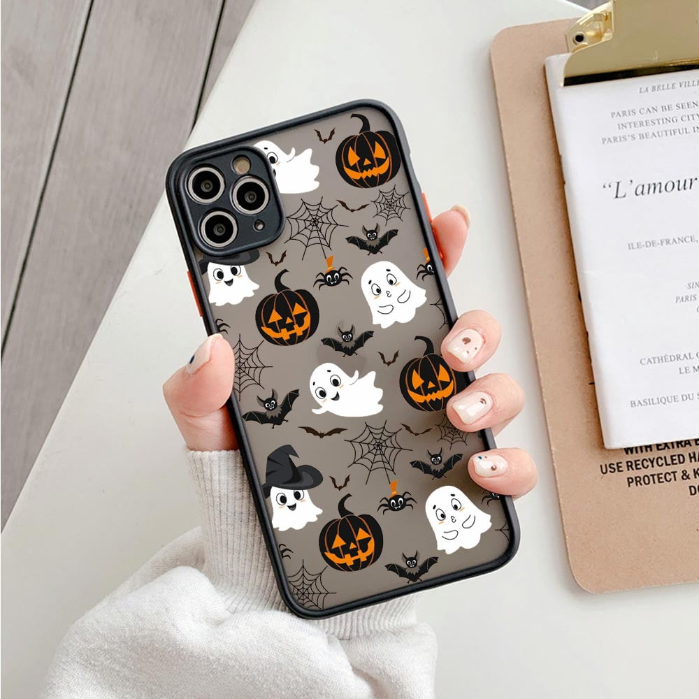 Cartoon Halloween Phone Case for iPhone 15 14 13 12 11 Pro Max Mini 7 8 ...