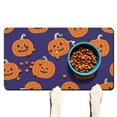 thumbnail image 1 of Cartoon Halloween Pumpkin Dog Mat for Food and Water Absobing Durable 17x30 Inch Pet Food Mat Spider Bat Dog Feeding Mat Dog Water Bowl Mat for Messy Drinker, 1 of 7