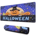 thumbnail image 1 of Cartoon Halloween Pumpkin Mouse Pad,Rectangle Large Mouse Mat Waterproof Mouse Pad Non Slip Rubber Mouse Mat for Gaming Gifts (31.5x11.8in), 1 of 7