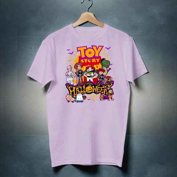 Cartoon Halloween Skeleton Graphic Shirt Funny Costume Gift Tee New Instock-TH5465