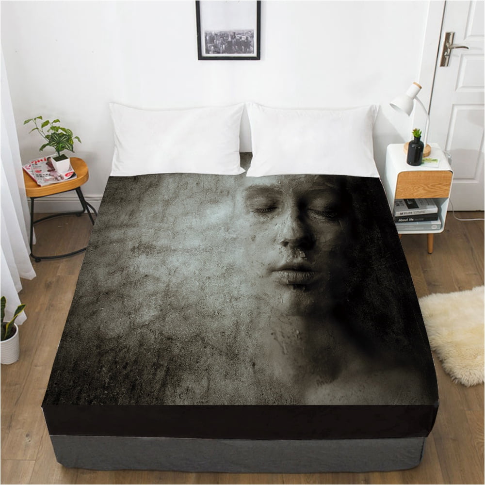 Cartoon Hallowmas Children's Elastic fitted sheet bed sheet With An