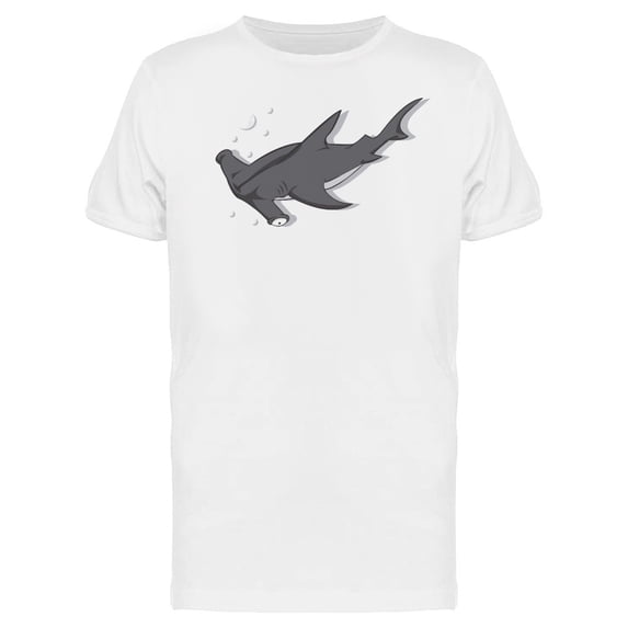 Cartoon Hammerhead Shark Tee Men's -Image by Shutterstock