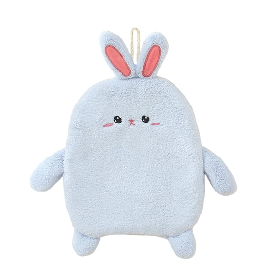 Cartoon Hand Towel Super Absorbent Hanging Wipe Towel Soft Kid Handkerchief Bathroom Kitchen Dishcloth for Children