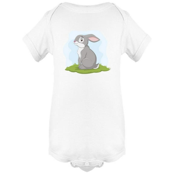 Cartoon Happy Rabbit Bodysuit Infant -Image by Shutterstock,  24 Months