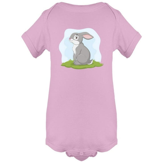 Cartoon Happy Rabbit Bodysuit Infant -Image by Shutterstock, Newborn