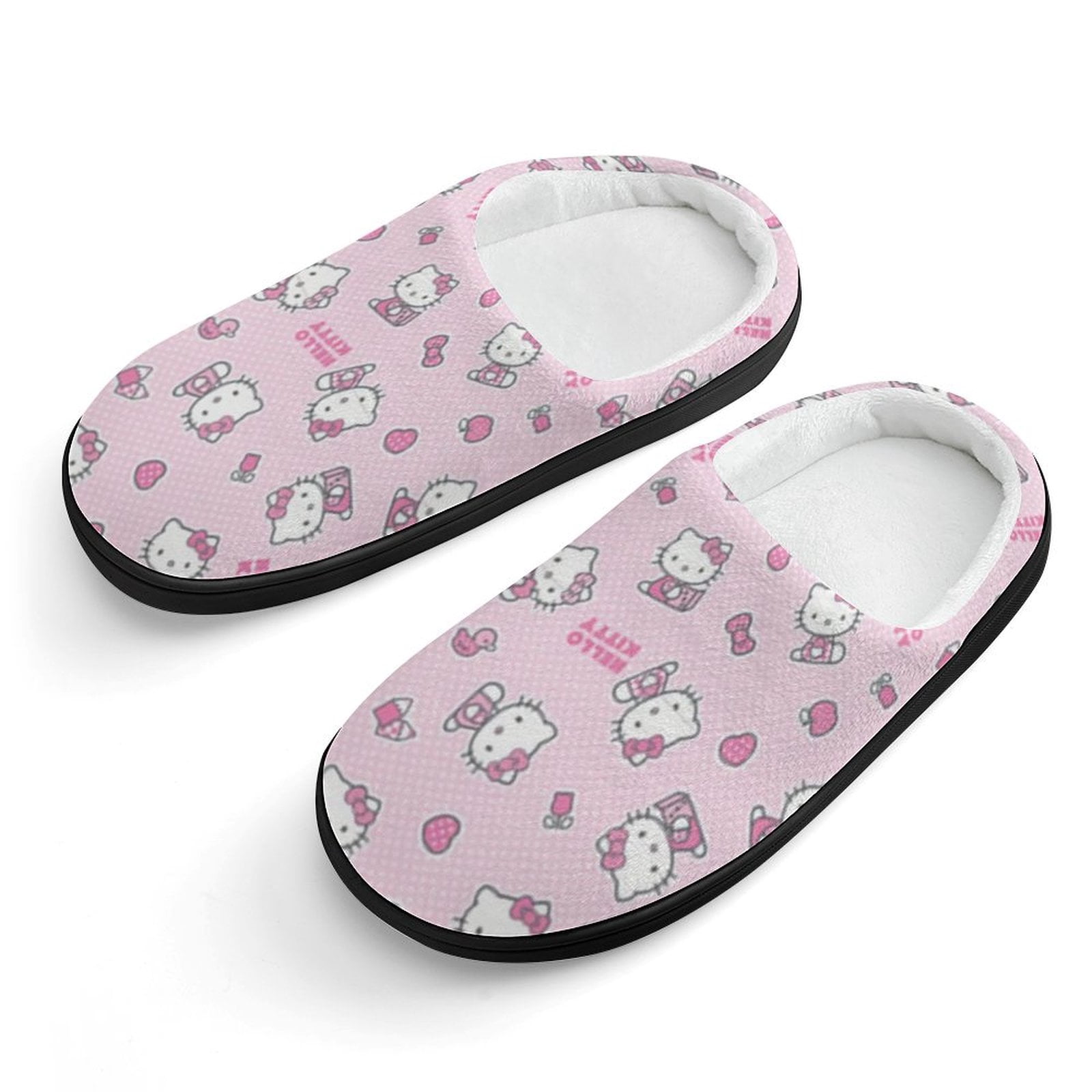 Cartoon Hello Kitty Heart5 Slippers for Kids Girls Boys,Soft Plush Cute ...