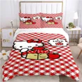 thumbnail image 1 of Cartoon Hello Kitty Pattern Quilt Cover Without Filling Pillowcase Bedding Sets Christmas Gift, 1 of 29