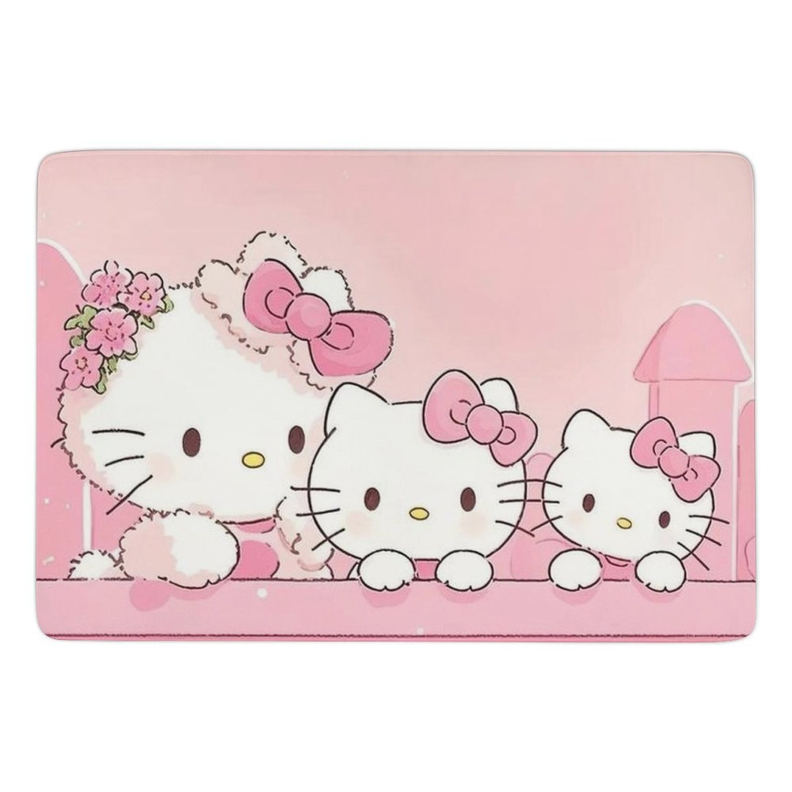 Cartoon Hello Kitty Print Area Rug for Living Room & Bedroom 40x60 Inch ...