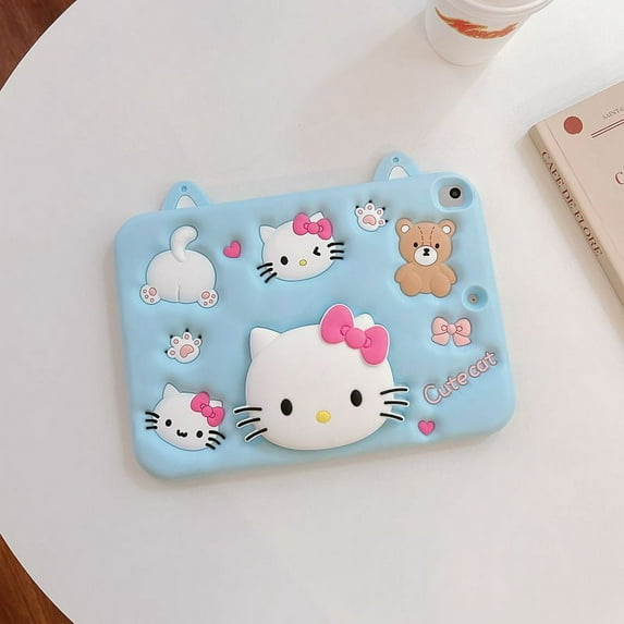 Cartoon Hello Kitty Tablet Stand Case For iPad Shockproof Cover Cute Gifts