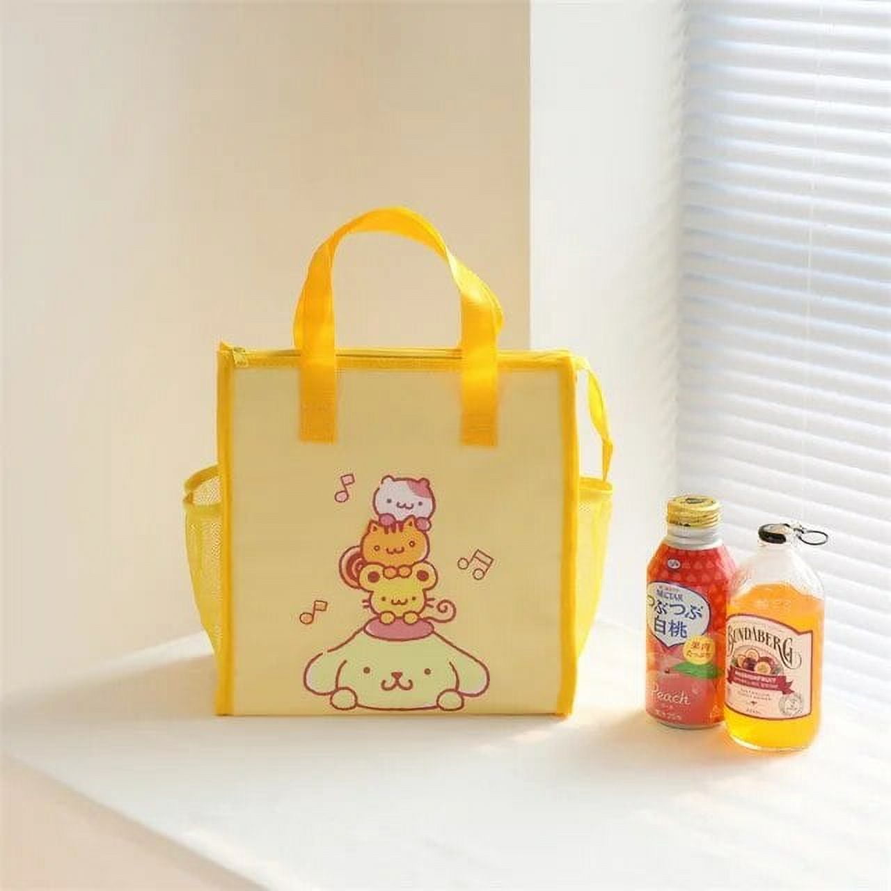 Cartoon Hello Kittys Portable Lunch Box Bag New Miniso Cinnamoroll ...