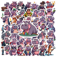 thumbnail image 1 of Cartoon Hippo Theme Stickers, Waterproof Hippo Theme Sticker for Water Bottle Laptop Phone Cases Planner Skateboard Luggage Helmet Party Favor Decor, Ideal for Adults Teens Teacher Rewards, 1 of 9