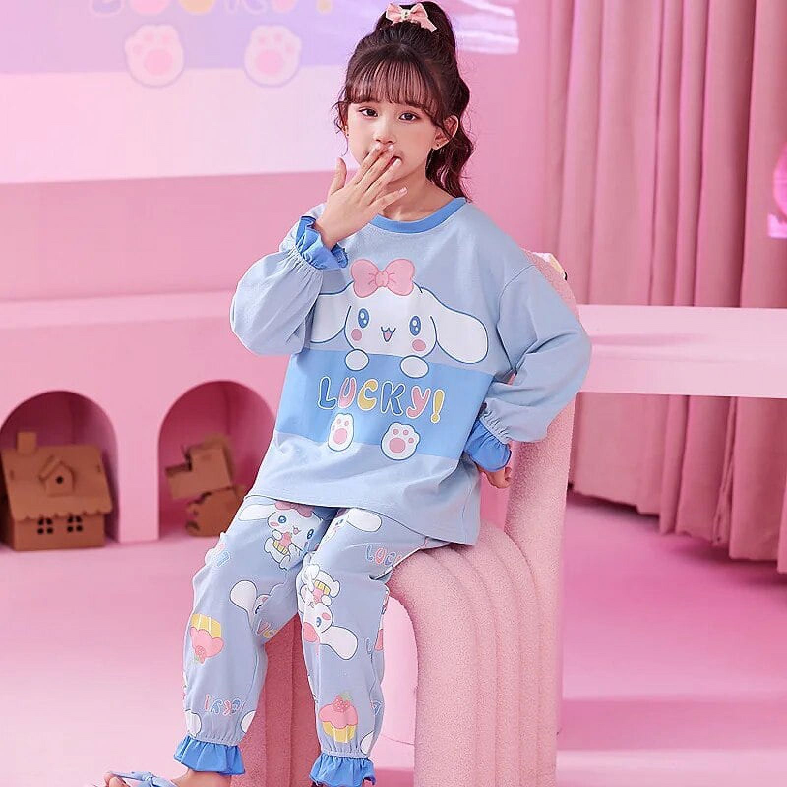 Character Student Pyjamas Cartoon Home Clothes for Middle School and University Students Pajama ...