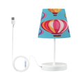 thumbnail image 1 of Cartoon Hot Air Balloon Desk Lamp LED Table Nightstand Lamps with 3 Color Temperatures for Home Bedroom Living Room Decor 6x11, 1 of 8