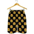 Cartoon Hot Dog Hamburger Beach Shorts Men 3d Print Swim Trunks Summer