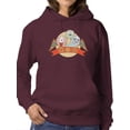 thumbnail image 1 of Cartoon Hungry Ghost Festival Hoodie Women -Image by Shutterstock, Female Large, 1 of 4