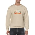 thumbnail image 1 of Cartoon Hungry Ghost Festival Sweatshirt Men -Image by Shutterstock, Male 4X-Large, 1 of 4