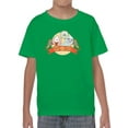 thumbnail image 1 of Cartoon Hungry Ghost Festival T-Shirt Juniors -Image by Shutterstock,  Large, 1 of 4