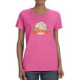 thumbnail image 1 of Cartoon Hungry Ghost Festival T-Shirt Women -Image by Shutterstock, Female Medium, 1 of 4