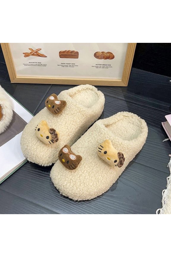 Cartoon Indoor Anti-Slip Slipper Soft Sole Warm Home Shoes Practical Gift