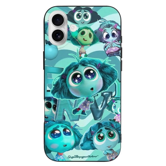 Cartoon Inside Out Envy36 Compatible with iPhone 16 Plus Case Full Covered Soft Slim Rugged TPU Phone Case Shockproof Non-Slip Anti-Fingerprint Basic Cases Protection