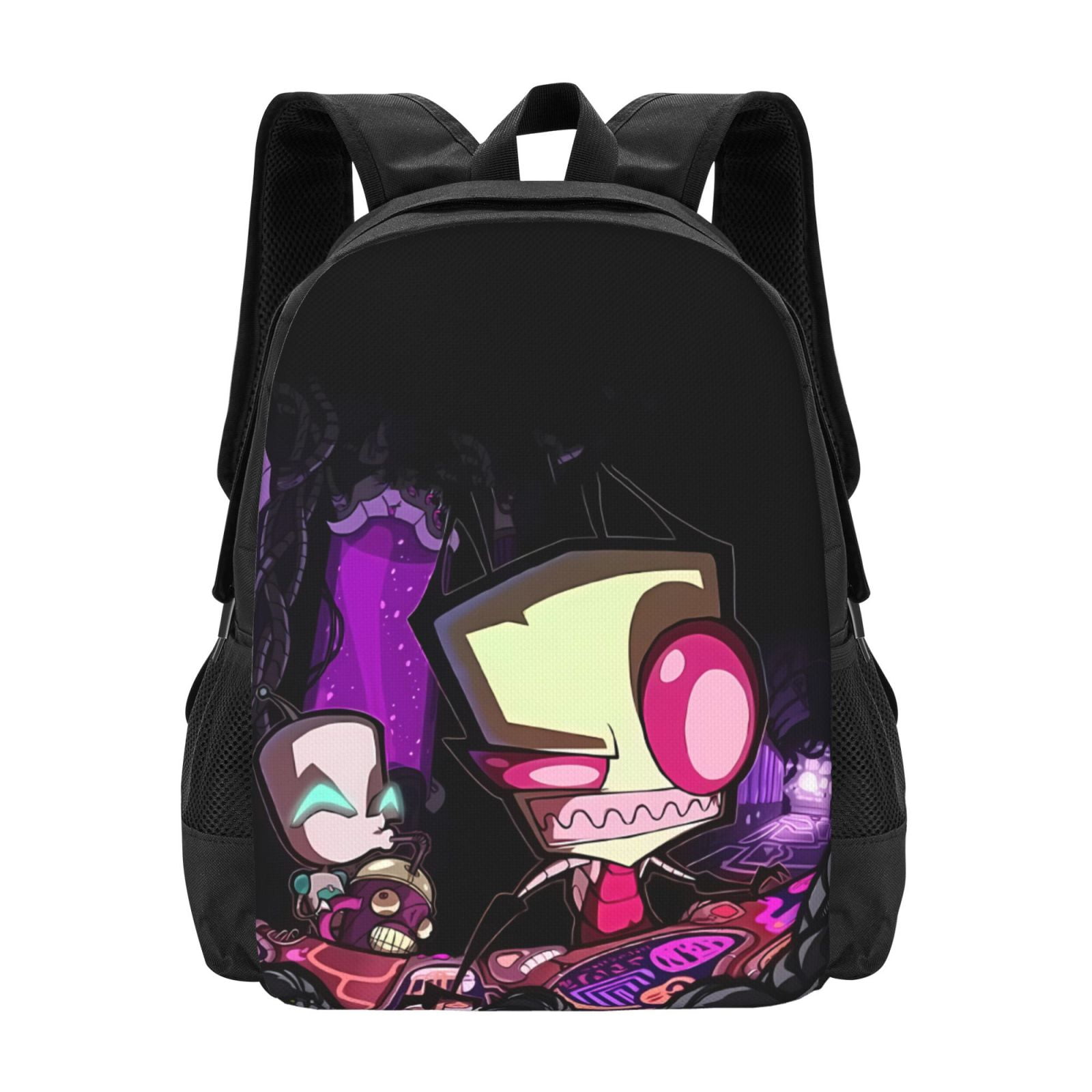 Cartoon Invader Zim Backpacks for Kids Large Capacity Laptop Backpack