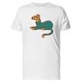 thumbnail image 1 of Cartoon Jaguar Using Jacket T-Shirt Men -Image by Shutterstock, Male x-Large, 1 of 4