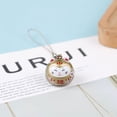 thumbnail image 1 of Cartoon Japan Lucky Cat Keychain Maneki Neko Trinkets Car Bag Pendant Key Ring, 1 of 16