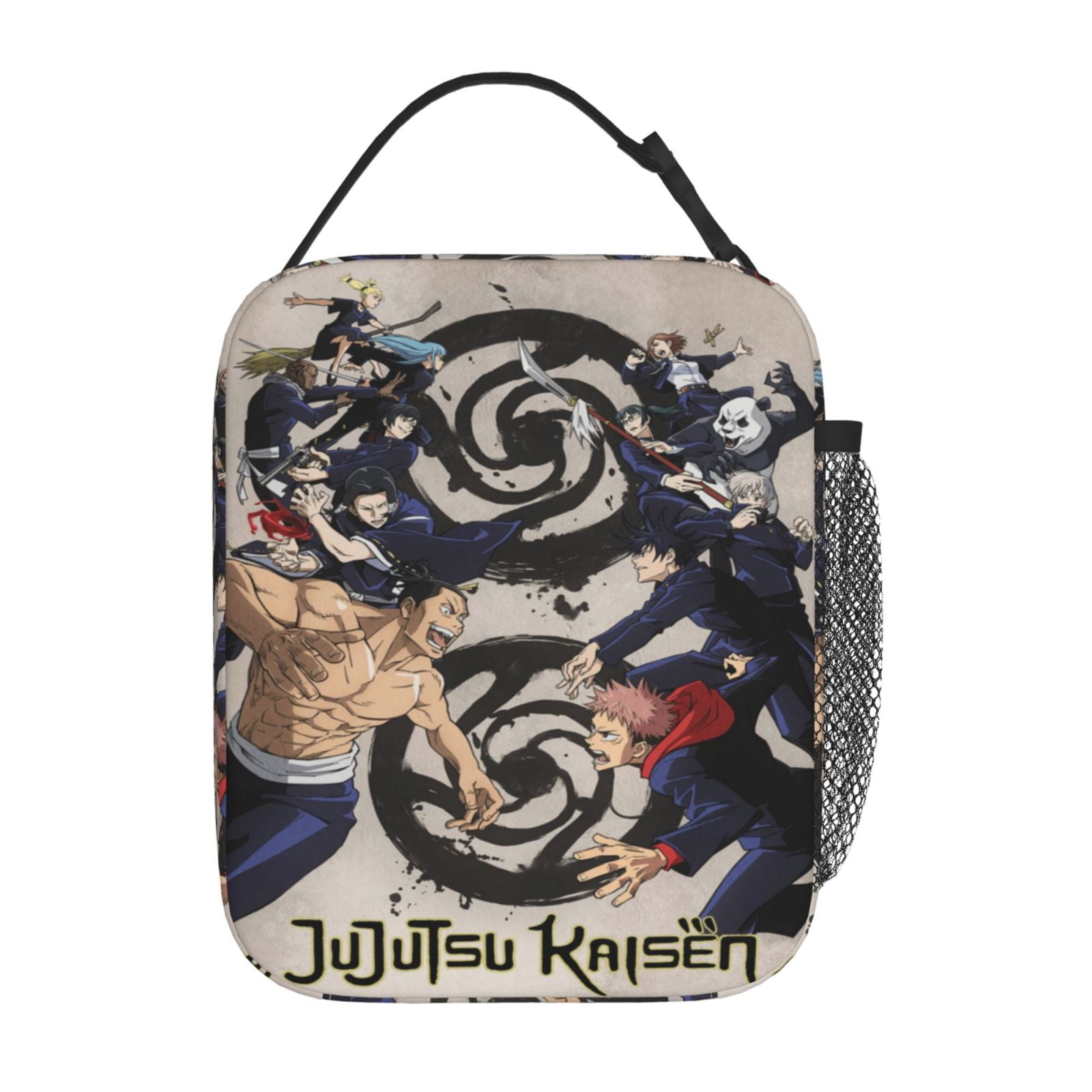 Cartoon Jujutsu Kaisen Lunch Bag Thermal Portable Lunch Box Insulated