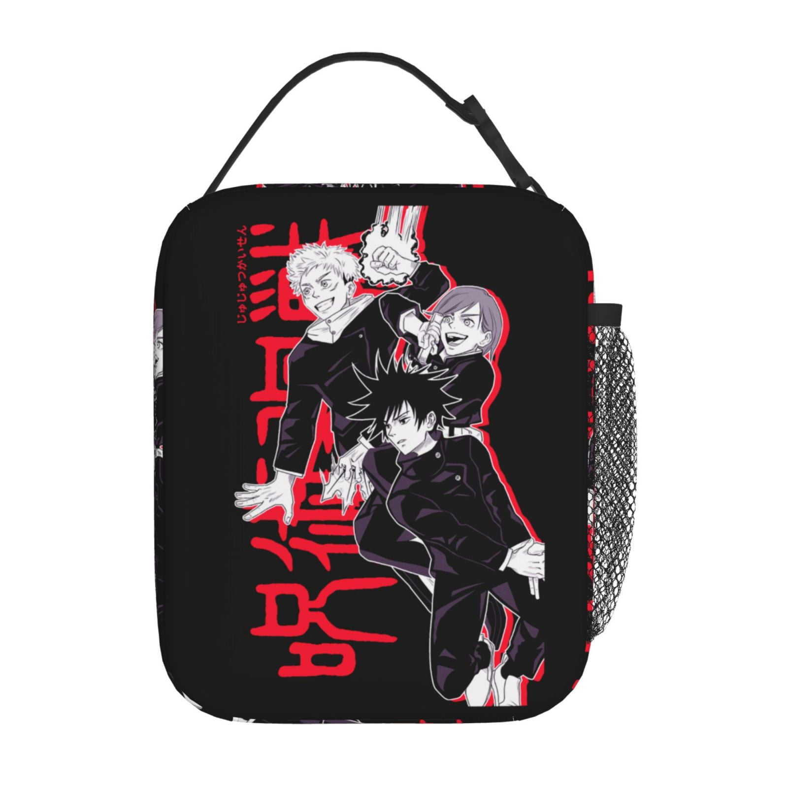Cartoon Jujutsu Kaisen Lunch Bag Thermal Portable Lunch Box Insulated
