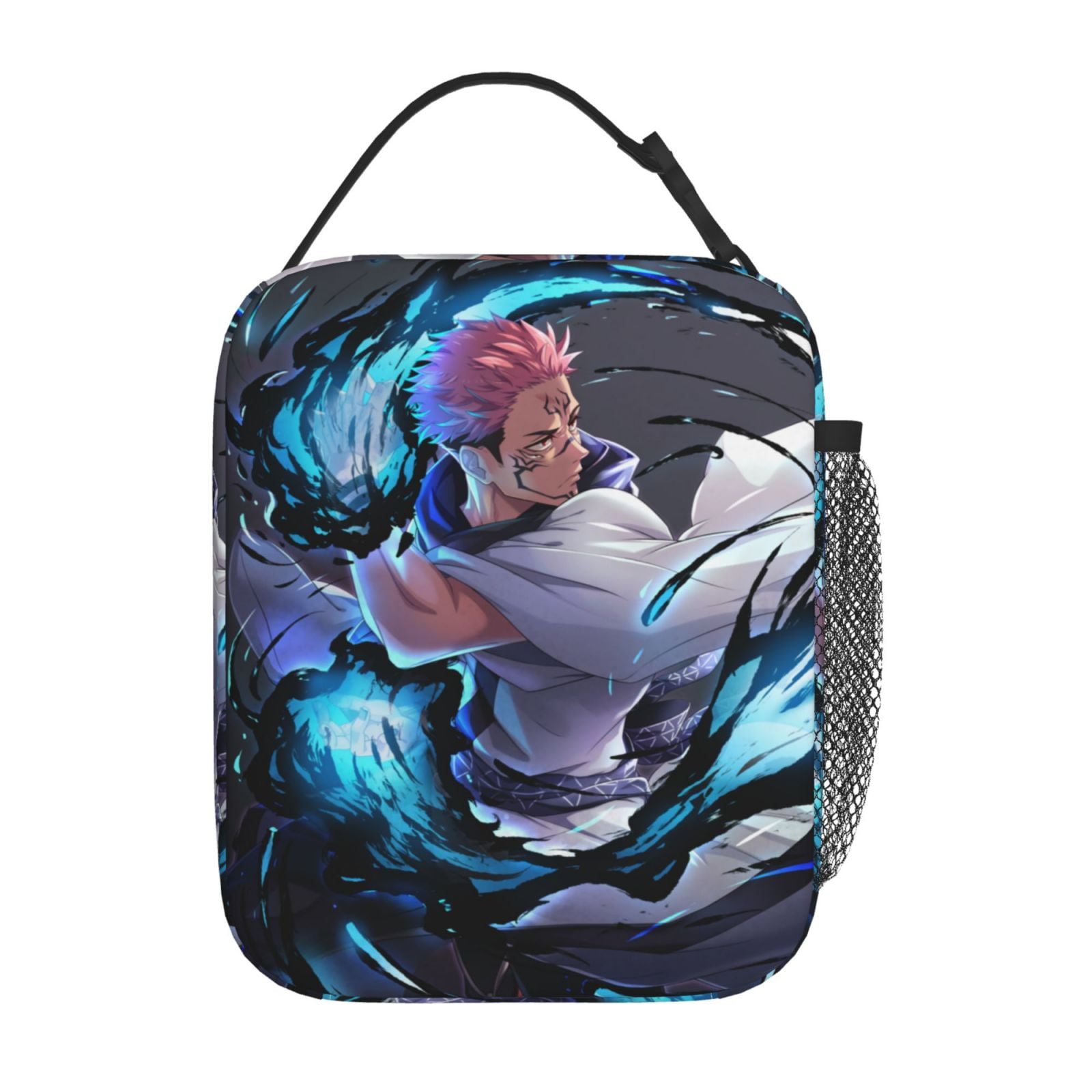 Cartoon Jujutsu Kaisen Lunch Bag Thermal Portable Lunch Box Insulated