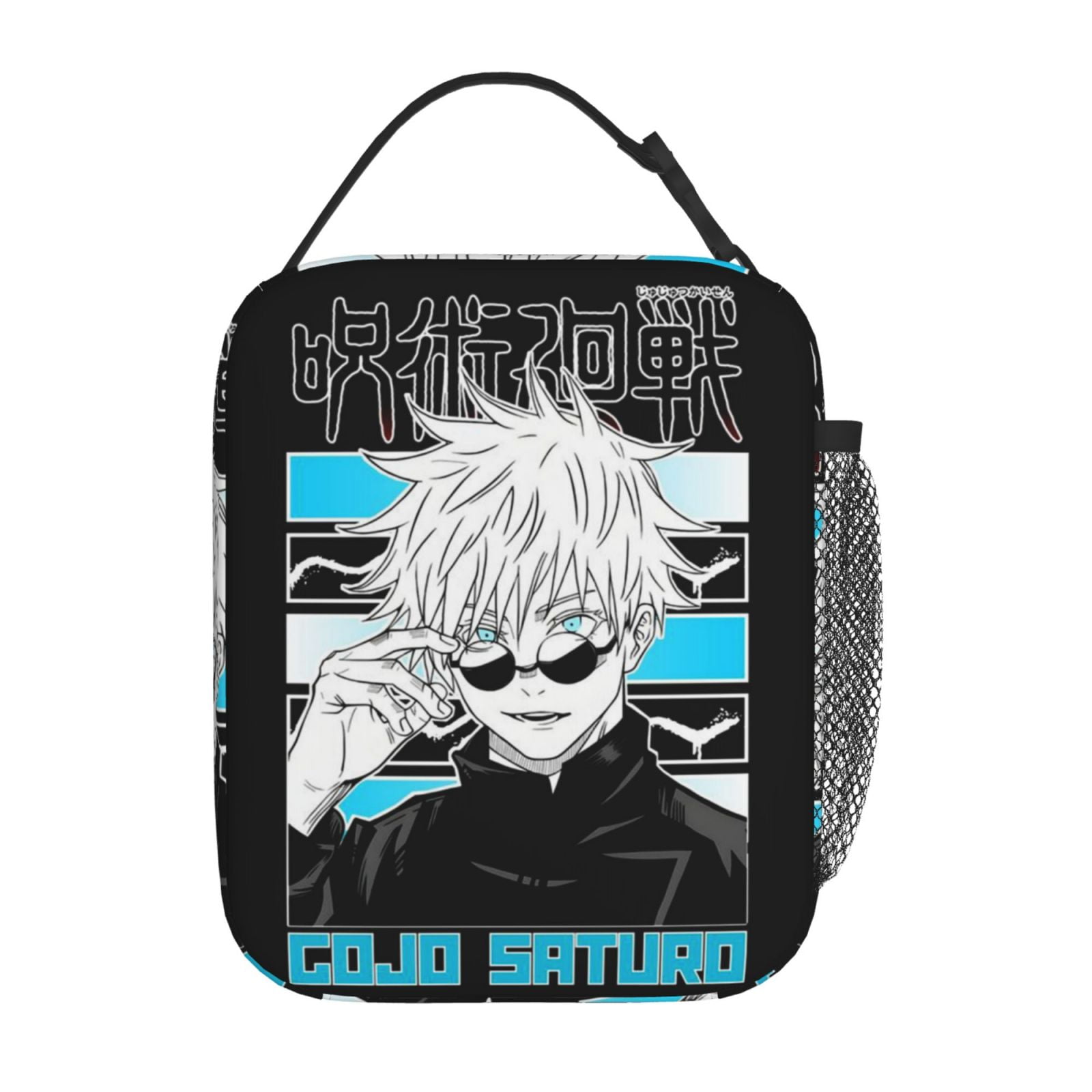 Cartoon Jujutsu Kaisen Lunch Bag Thermal Portable Lunch Box Insulated