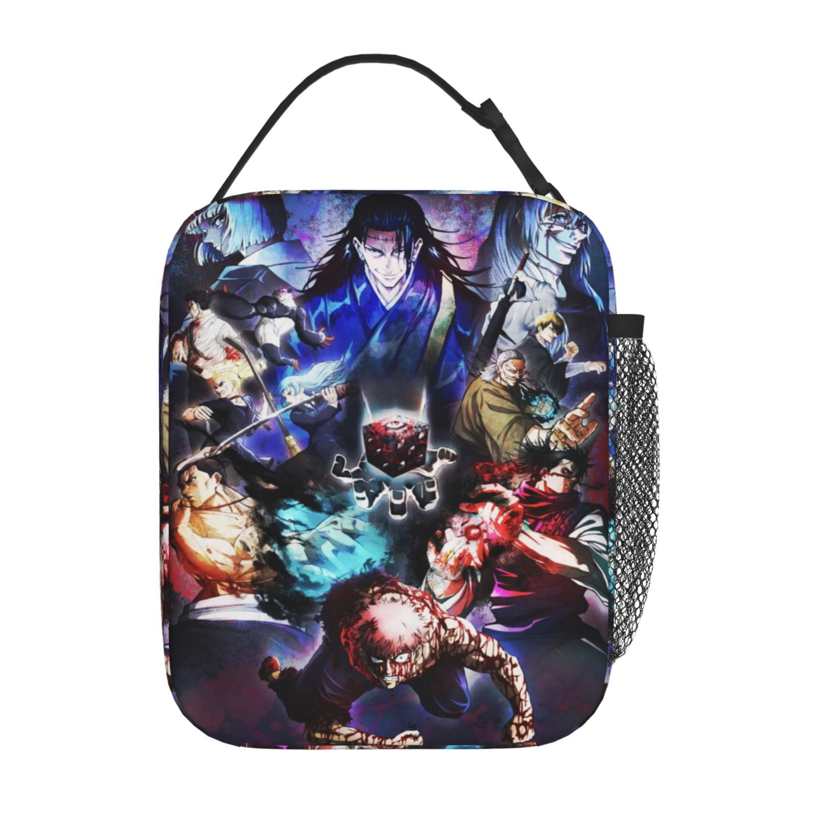 Cartoon Jujutsu Kaisen Lunch Bag Thermal Portable Lunch Box Insulated