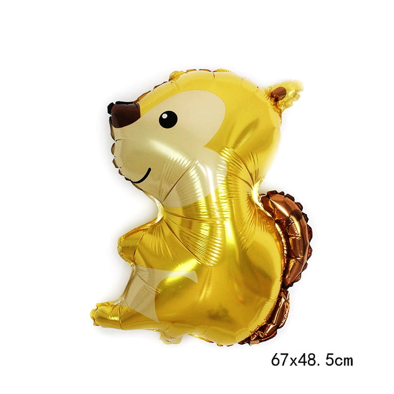 Cartoon Jungle Animal Tiger Lion Balloon Giraffe Elephant Leopard