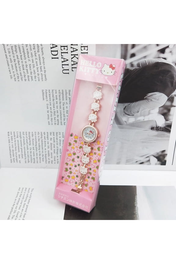 Cartoon KT Cat Metal Bracelet Watch K907