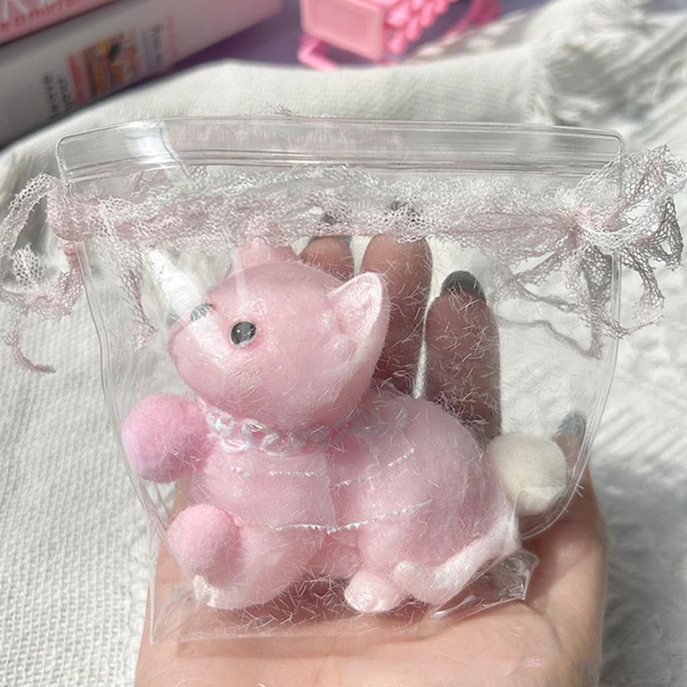 Cartoon Kawaii Plush Cats Slow Rebound Toy Soft Feel Pinching Fingertip ...