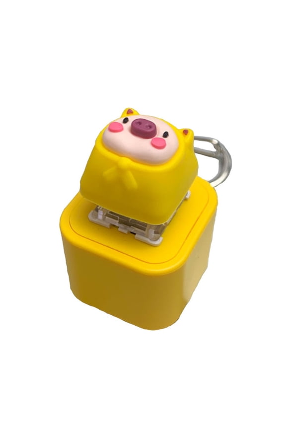Cartoon Keypad Keycap Finger Toy With Sound Light Stress Relief Keycap Toy Keypad Cap Finger Button Finger Finger