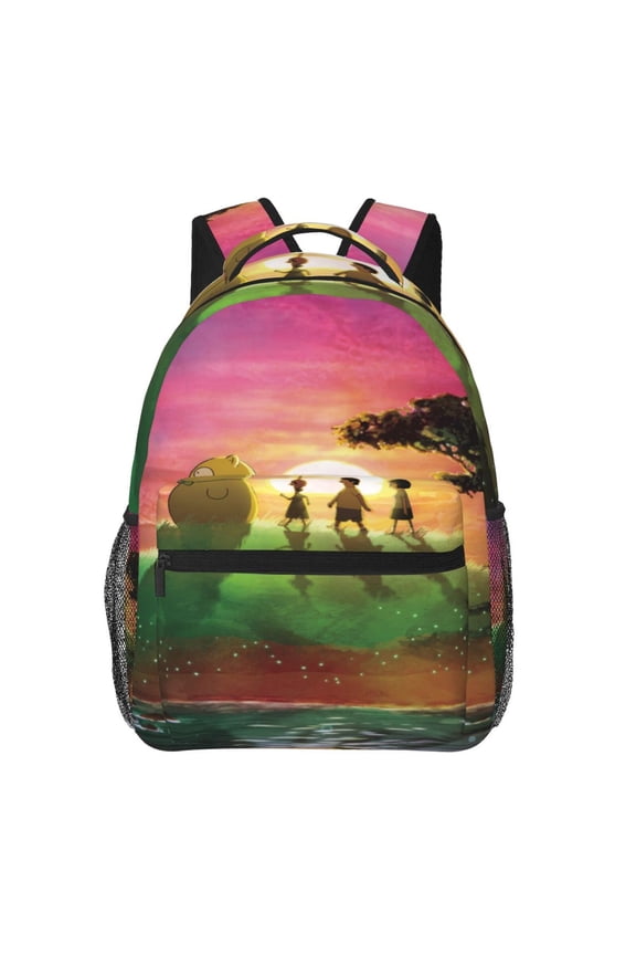 Cartoon Bob's Burgers Backpack Toddler Backpac 15.7" Cute Travel Bag Funny Lightweight Backpack