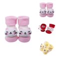 thumbnail image 1 of Cartoon Kids Socks, 12 Pairs Non- Grips Crew Socks for Toddlers 1-7 Years Old Boys Girls, 1 of 2