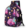 thumbnail image 1 of Cartoon Kirby Backpack Multipurpose Daypack Large Capacity Student Schoolbag Satchel Bookbag Rucksack Travel Laptop Bag With Pockets, 1 of 6